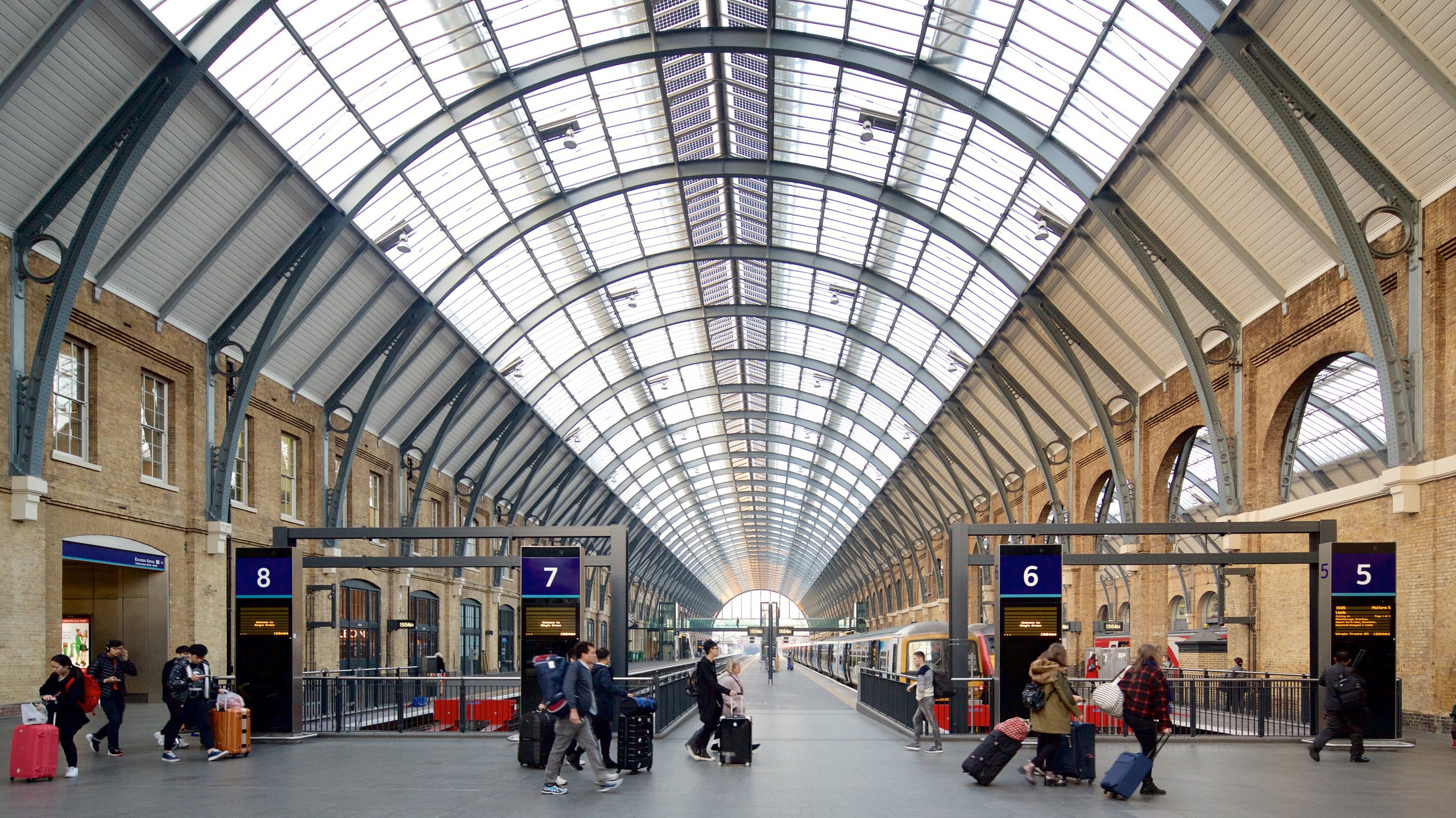 Handyside Bridge, King's Cross Railway Station, London, England, GB