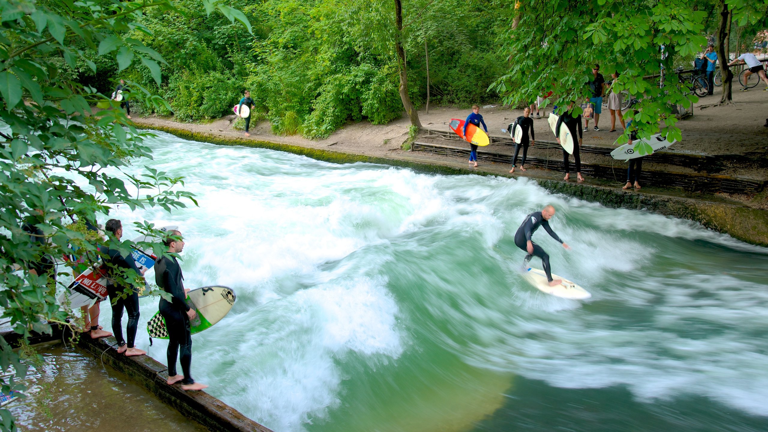 The Englischer Garten, München, Bayern, DE