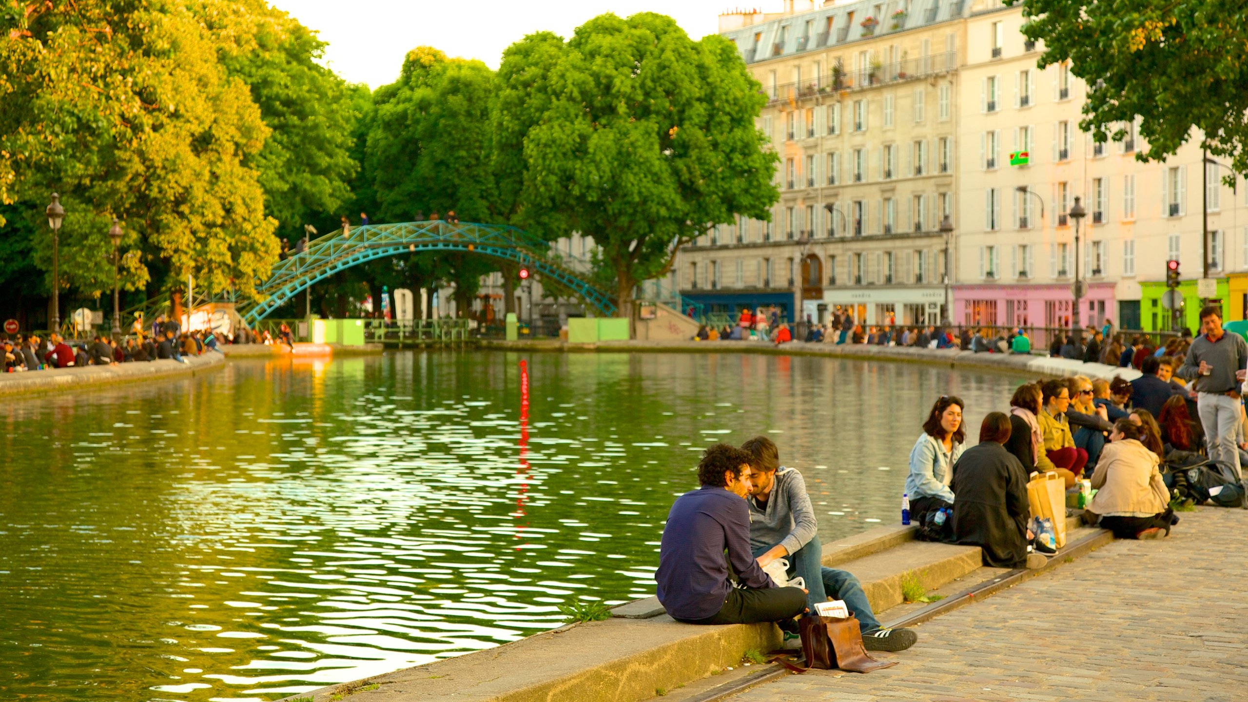 Canal Saint-Martin, Paris, Île-de-France, FR