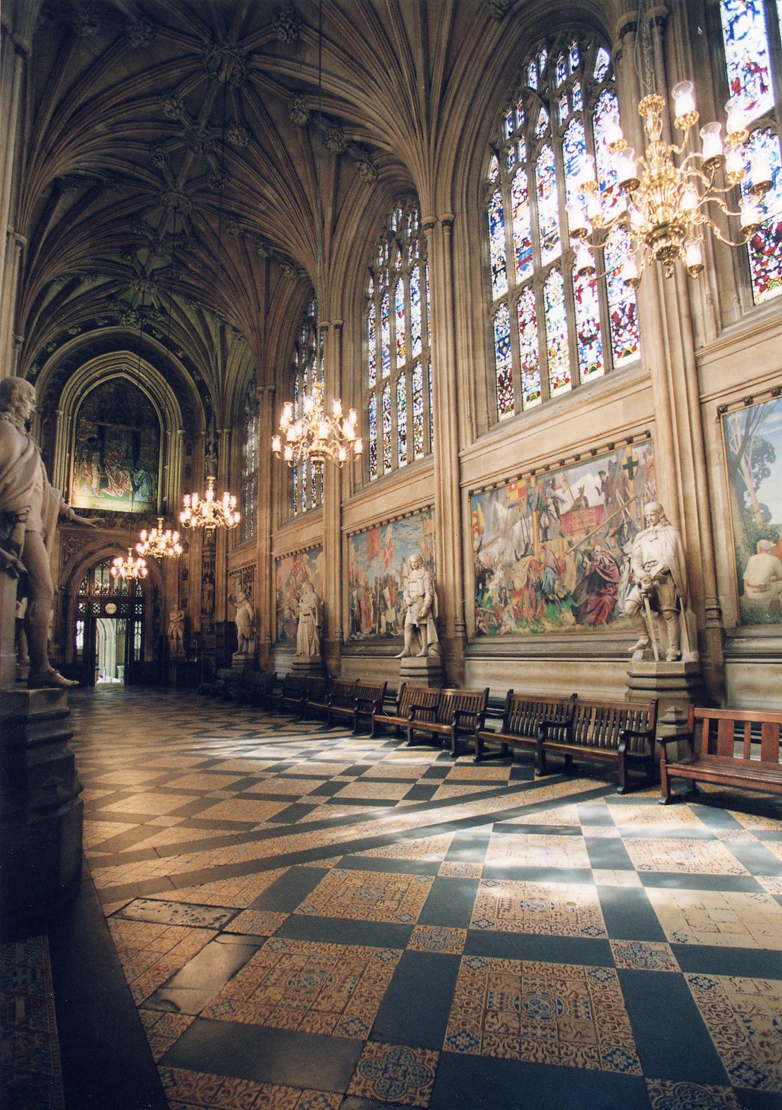 St Stephen's Hall, UK Parliament, London, England, GB