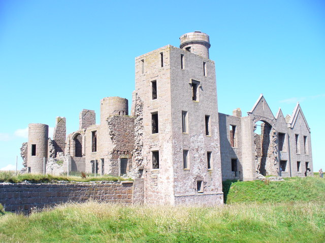 New Slains Castle, Cruden Bay, Peterhead, Scotland, GB