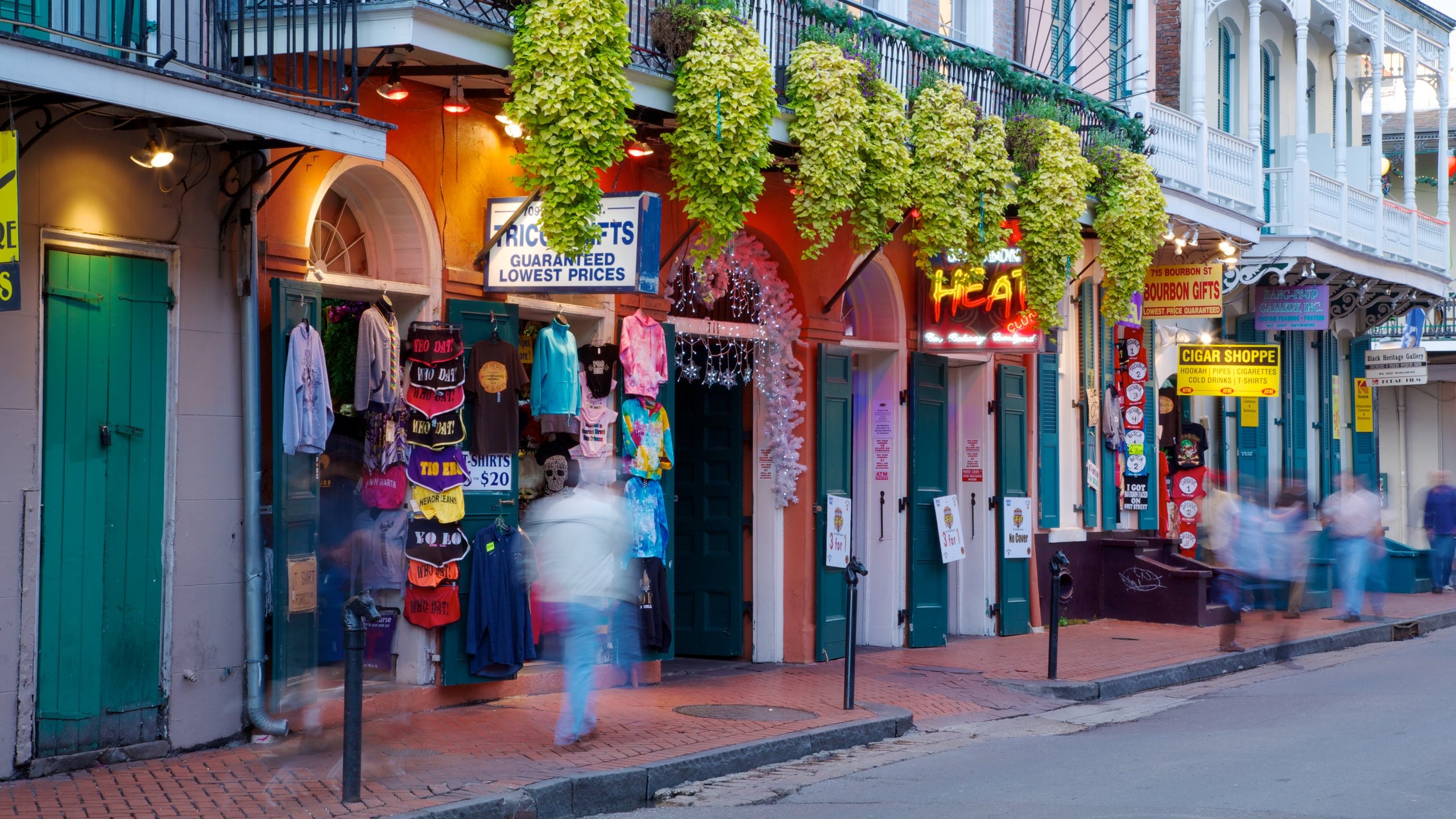 Bourbon Street, New Orleans, Louisiana, US