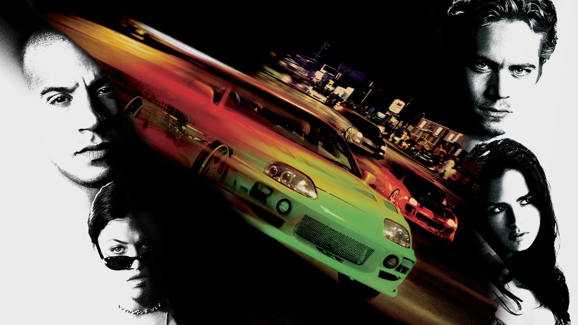 The Fast and the Furious poster
