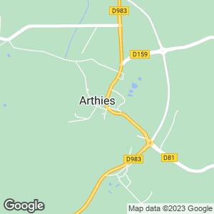 Route Départementale 983, Arthies, Île-de-France, FR
