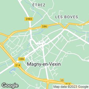Place de la Halle, Magny-en-Vexin, Île-de-France, FR