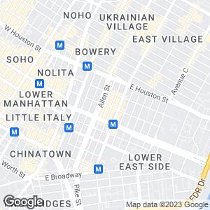 Orchard & Rivington Street, Lower East Side, New York, US