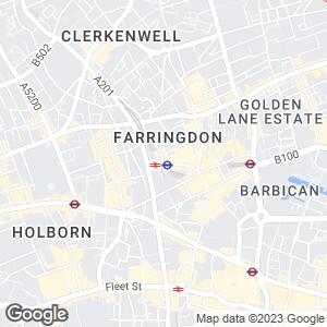 Farringdon Underground Railway Station, 39 Cowcross Street, London, England, GB