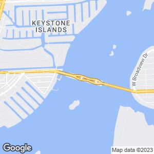 Broad Causeway, Bay Harbor Islands, Florida, US