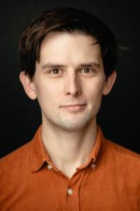 Kieran Hodgson as Harley the Motorcycle Messenger in See How They Run (09/2022)