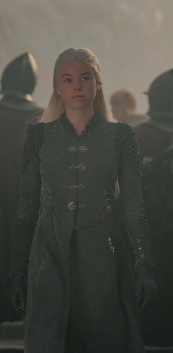 Rhaenyra dragonscale armor dress.