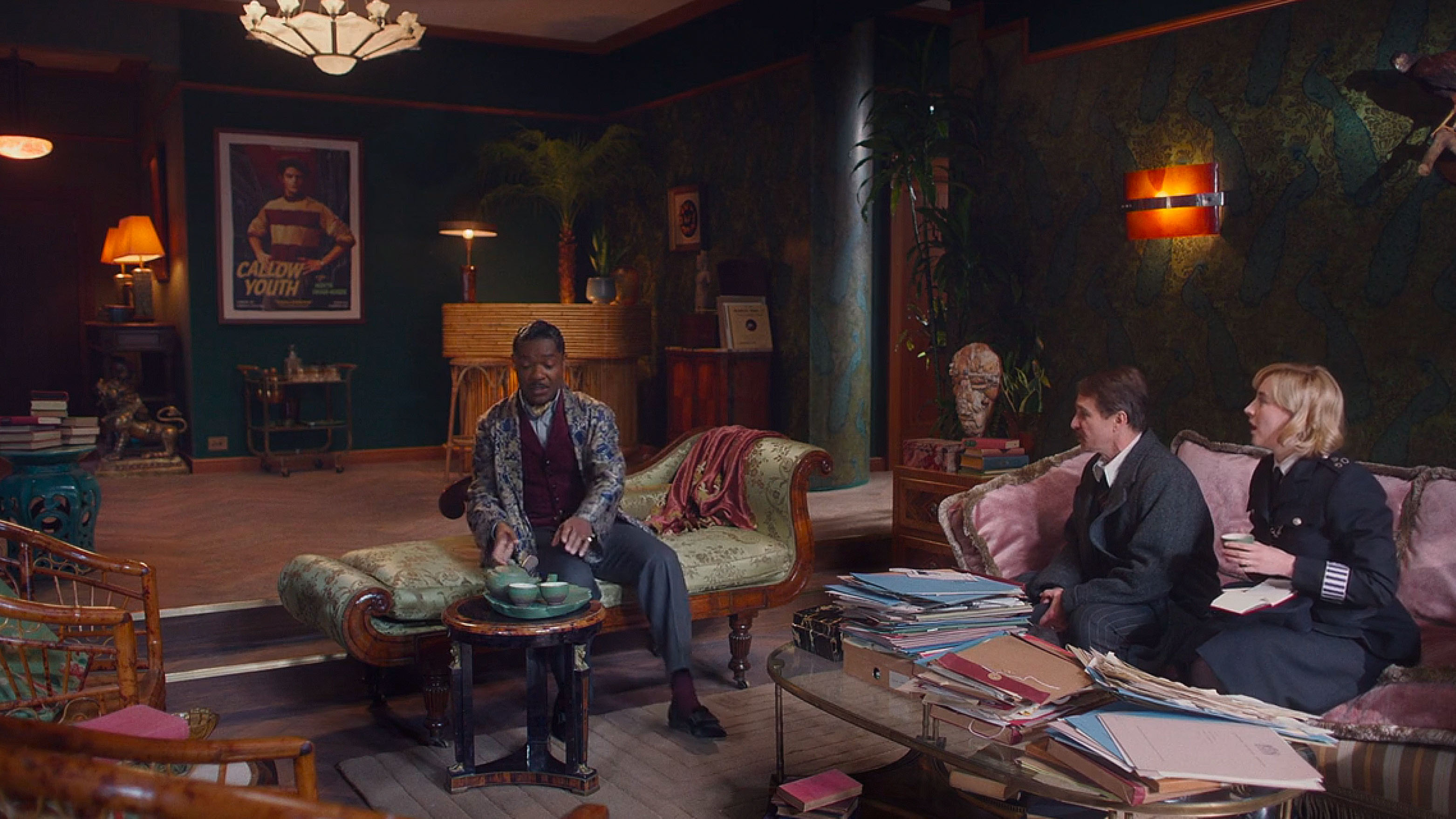 At Mervyn's apartment